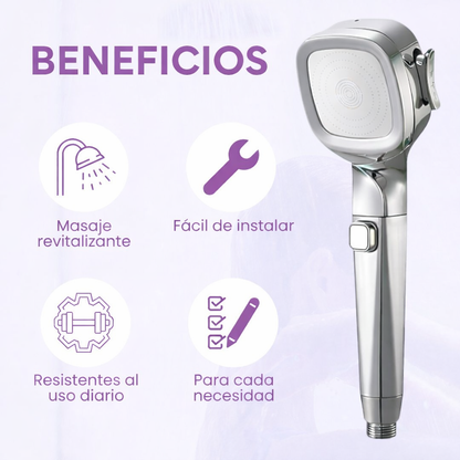 Cabezal de Ducha con Manguera