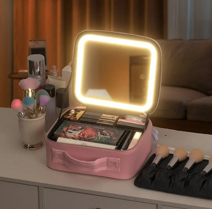 Cosmetiquera Premium con Luz LED