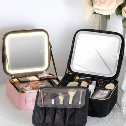 Cosmetiquera Premium con Luz LED