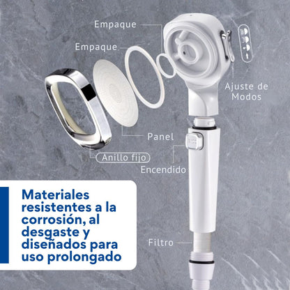 Cabezal de Ducha con Manguera